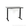 Black Adjustable Stand Up Dual Motor Electronic Table